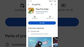 new free fire India  #freefire #freefireback