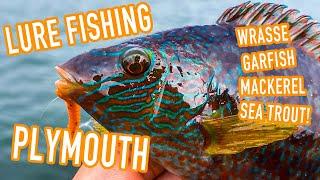 Lure Fishing in Plymouth! Mackerel, Garfish, Wrasse, Sea Trout!