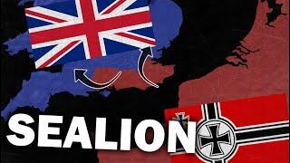 WW2: Operation Sealion w/ Army Sizes [1940] (Alt-History)