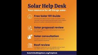 SUN - Solar Help Desk Explainer