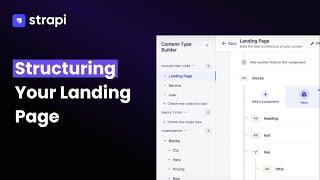 How To Structure Your Landing Page Data in Strapi | Step-by-Step Tutorial