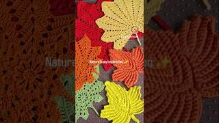 Fall in the air   #crochetpettern #crochetleaf #crochetmapleleaf #crochettutorial #crochet #fyp