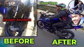 R15 v3 After Deadly Accident - Utsav Vlogs | Lakpa Sherpa | Crossfire rm250 ️  | RIDE TO CHOVAR