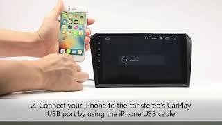 How to Connect Your iPhone to Eonon Android Head Unit with Built-in CarPlay?