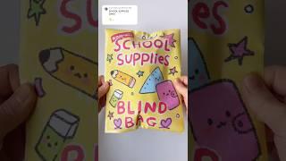 School Supplies Blind Bag #asmr #blindbag #papercraft #papersquishy #diy #paperdiy #craft #sanrio