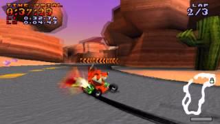 Crash Team Racing Time Trial HD (Dingo Canyon)