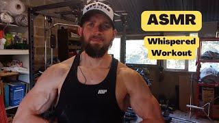 ASMR Gym Workout | Whispered | Back & Biceps