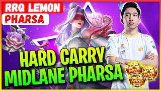 Hard Carry Midlane Pharsa [ RRQ LEMON Pharsa] Mobile Legends Gameplay And Build Gameplay And Build.