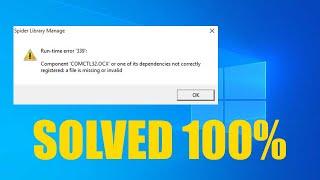 How to Fix COMDLG32.ocx Missing or Invalid Error Windows 10/11