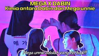 Dabin yang terjebak di samping mega unnie [여자배구직캠]