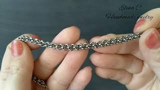 How to make JPL-3 Weave Tutorial Браслет своими руками МастерКласс #chainmaille #tutorial #рукоделие