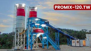 120 m3 Beton Santrali | Twinshaft Mikserli | Promix-120.TW