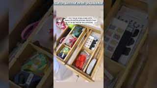 SpaceAid Drawer Organizer, more space, more efficience!