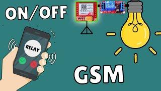 GSM REMOTE CONTROL using phone CALLS