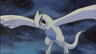 Lugia's first appearance in the anime