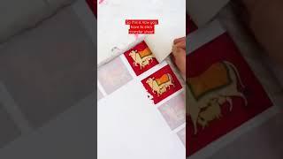 Transfer sheet sticking Trick #diywithkanchan #shortvideo