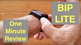 XIAOMI HUAMI AMAZFIT BIP LITE Fitness Smartwatch "Always On" Screen Missing GPS: One Minute Overview