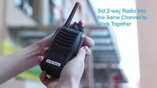 eSynic Walkie Talkies 2 way radio Long Range Walkie Talkie