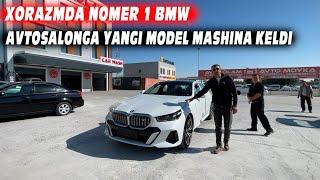 Avtosalonda yangilik Yangi model bmw i5 keldi Avto Olam Avtosalon narxi BMW I5 NARXI