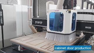 DWD CNC nesting machine rotary ATC and Auto unloading