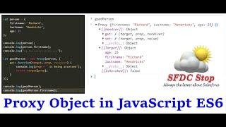 JavaScript Proxy and Reflect | Proxy Object in JavaScript ES6 | JavaScript Tutorial