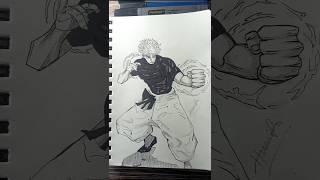 drawing gojo satoru from jujutsu kaisen 🩵#drawing #gojo #jujutsukaisen