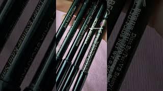 Victoria Beckham Beauty Satin Kajal Eyeliners Swatches Bronze, Sequin Green, Cinnamon, Black, Olive