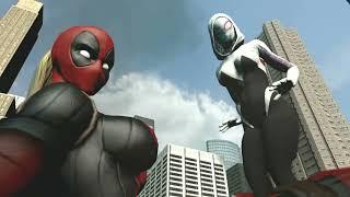 Gwen and LadyDeadpool Growth (sfm giantess)