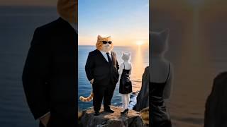 The minister's wife tricked the cat into throwing it into the river #facts #animals #shorts