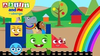 STORYTIME: Akili and the Shape Train! | Akili and Me FULL STORY | Cartoons for Preschoolers