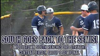 Middletown South 4 Burlington Township 0 | CJG3 Quarterfinals | Lucas Grigos 1st Varsity HR!