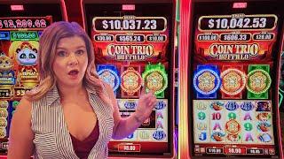 The NEW Buffalo Coin Trio Slot Machine Has Made it to Las Vegas!