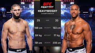 Khamzat Chimaev vs Ciryl Gane Full Fight - UFC 5 Fight Night