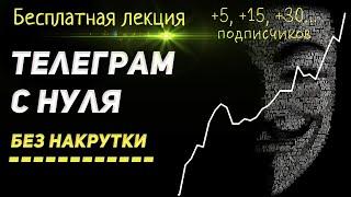  Как Раскрутить Телеграм КАНАЛ 2024 бесплатно, и без накрутки... с НУЛЯ подписчиков!!!