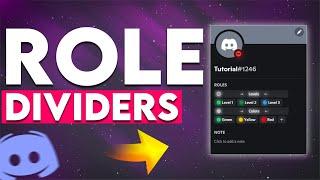 Create Role Dividers/Categories in your Discord Server 2022