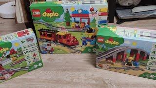 Конструктор LEGO DUPLO железная дорога 10874, 10872 и 10882