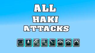 ALL HAKI ATTACKS in Mine Mine No Mi 