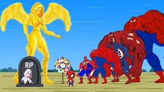 Evolution of Team SPIDERMAN ADVENTURE vs Angle Gwen Stacy: Rotation Luck |Secret return to the Dead