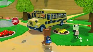 Super Bear Adventure Gameplay Walkthrough School Bus