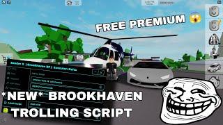 *NEW* Brookhaven Trolling Unlock All Gamepass Script Hack | SanderX Fluxus,Hydrogen,Delta, Arceus X