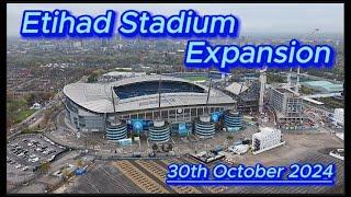 Etihad Stadium Expansion - Manchester City - 30th October 2024