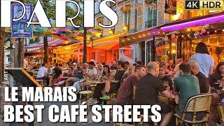 [PARIS 4K] "PARIS MARAIS DISTRICT BEST CAFÉ STREETS" (4K60 FPS VERSION) 29/AUGUST/2024