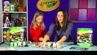 Crayola® Washable Sidewalk Glow Chalk - Craft Demo