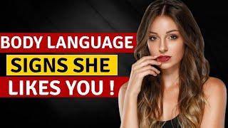 25 Body Language Signs Shes Attracted To You   (HIDDEN Signals She Likes You)