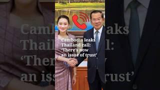 Cambodia leaks call with Thailand about border crisis | Radio Free Asia (RFA)