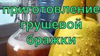 Грушевая брага рецепт приготовления