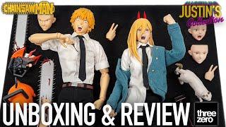 Chainsaw Man Denji & Power Threezero 1/6 Scale Figures Unboxing & Review