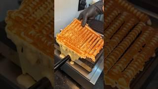 The DESSERT WAFFLE FRIES from Crepe House in the Bronx! The perfect sweet treat! #DEVOURPOWER