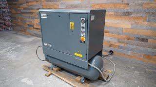 Atlas Copco GX11FF 15 hp Rotary Screw Air Compressor w/Dryer