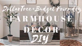 DOLLAR TREE SPRING DIYS |Budget Friendly| *NEW* Farmhouse Decor 2020